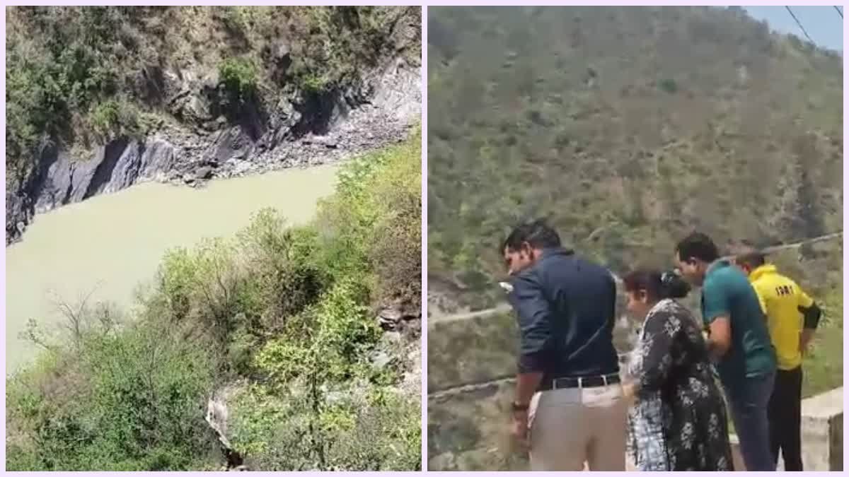 देवप्रयाग में दर्दनाक हादसा, गंगा में समाई कार, तलाश में जुटी पुलिस और एसडीआरएफ की टीमें